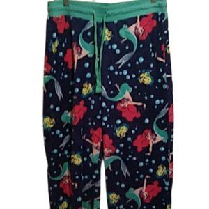 Disney Little Mermaid Pajamas Pants Size Large
